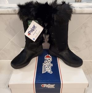 NWB Pajar Canada Real Fur/Shearling boots Sz 39/8